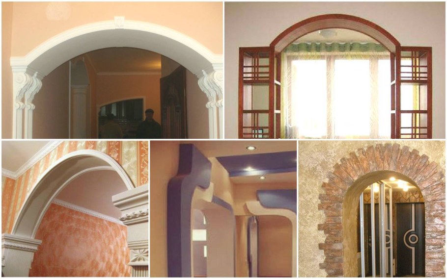 Декор арки в квартире