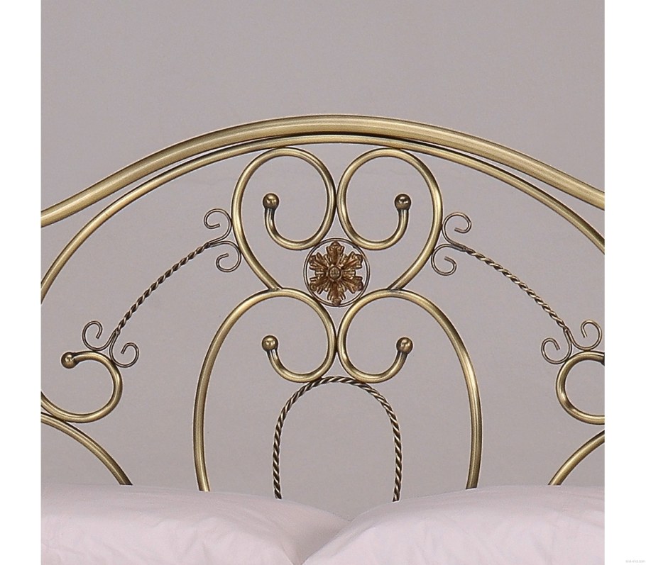 Железная кровать Элизабет античная медь