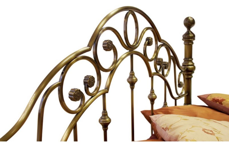 Кровать металл TETCHAIR Виктория, античная медь