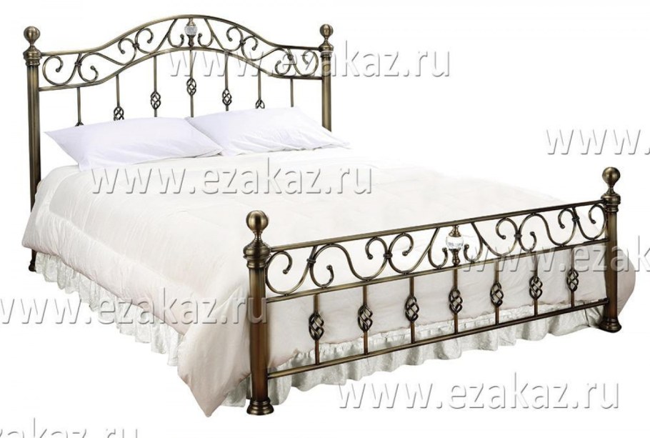 Кровать Victoria WF 9603 Antique Brass 1600 x 2000