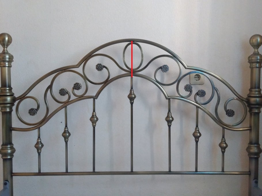 Кровать TETCHAIR Victoria 160x200, цвет античная медь