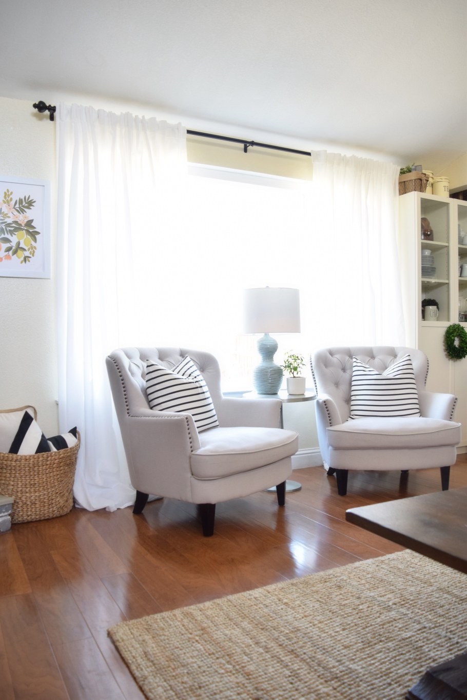 Икеа Виван гардины в интерьере