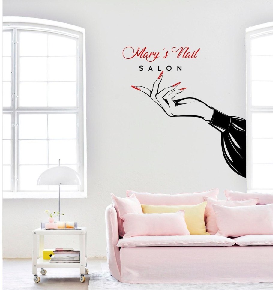 Наклейки на стену в салон