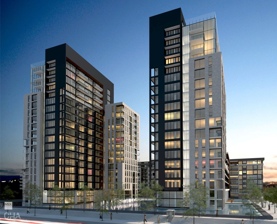 Современные многоэтажные жилые дома