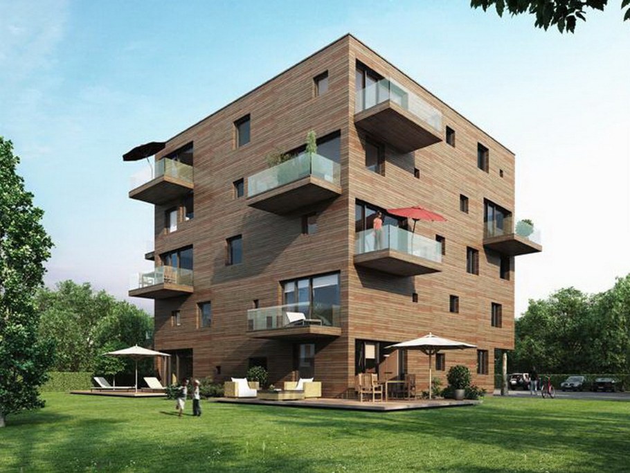 Пятиэтажный жилой дом в Финляндии