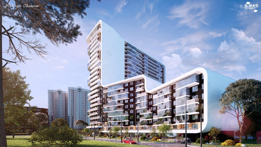 Современная архитектура жилых комплексов