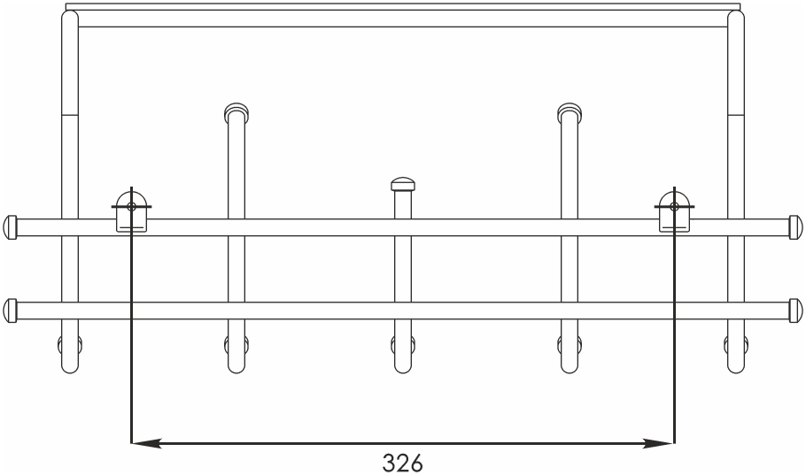 ЗМИ вешалка "норма 5", черная