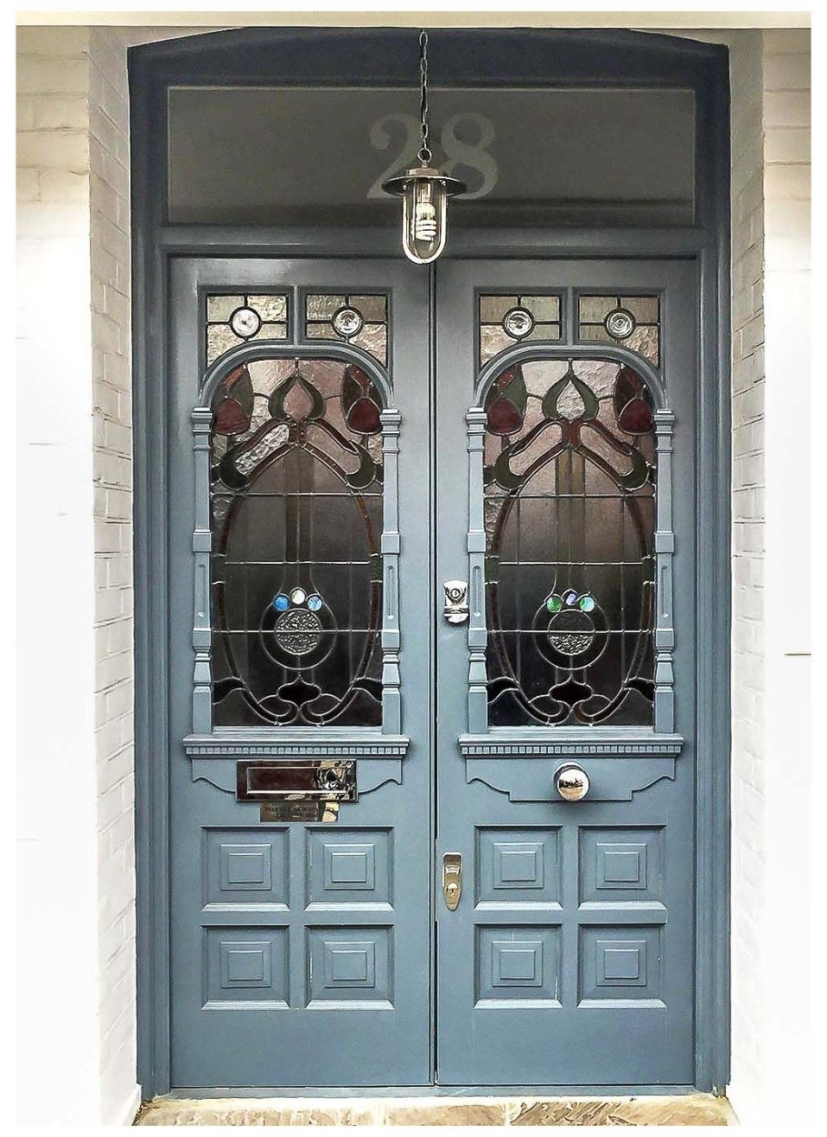 Английские двери со стеклом