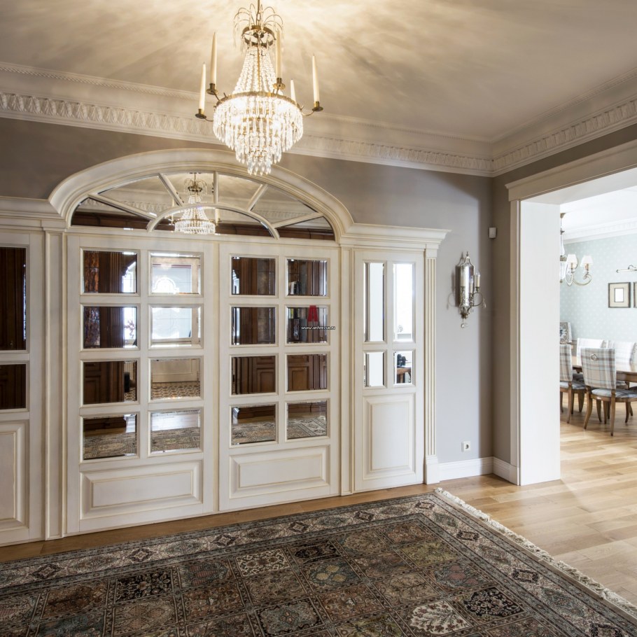 Двери в английском стиле в интерьере