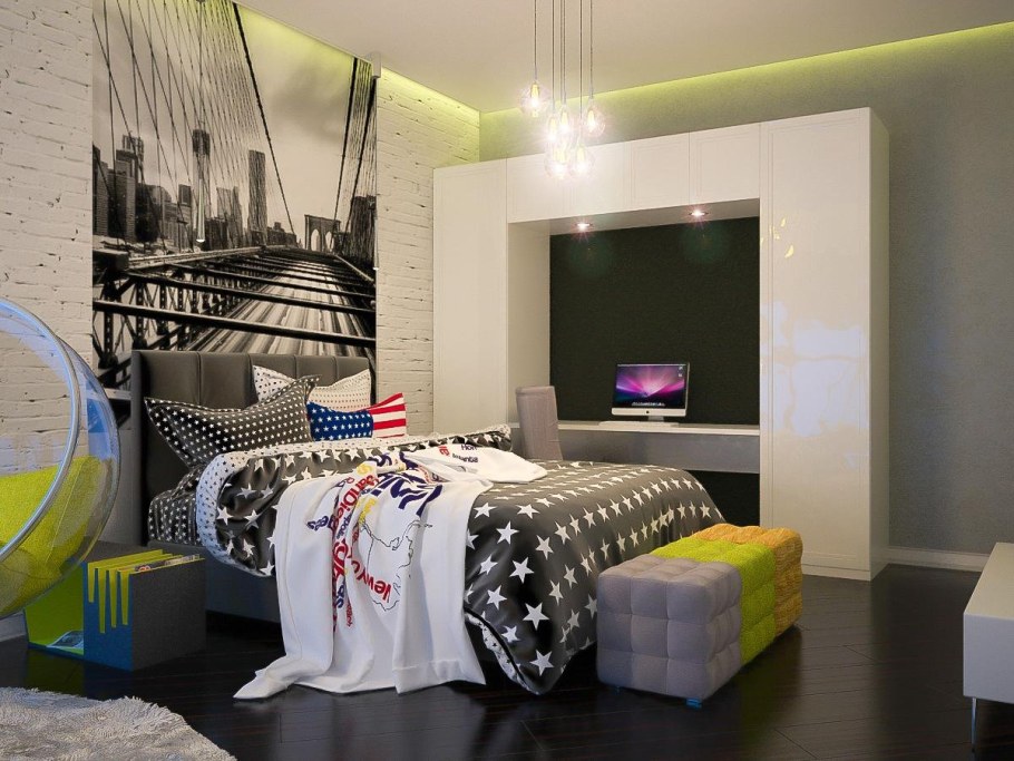 Комната подростка в стиле Авангард