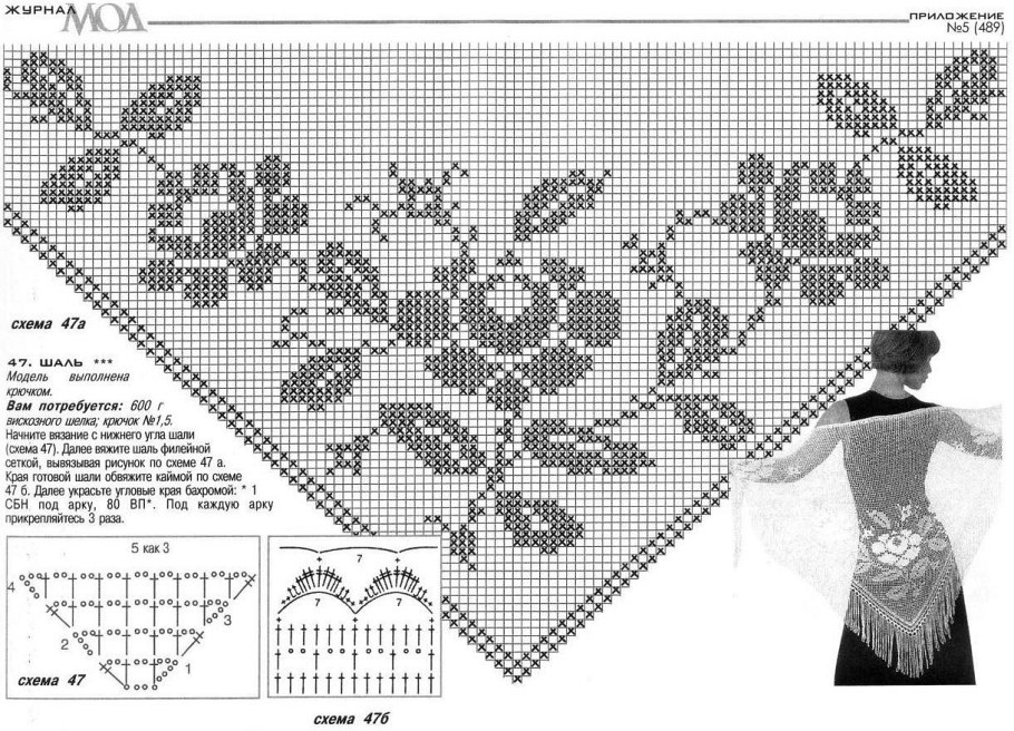 Crochet filet схемы