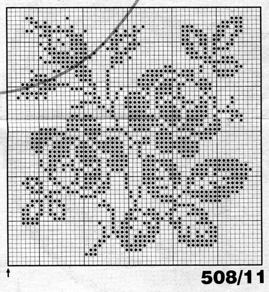 Орнамент для вышивки олень
