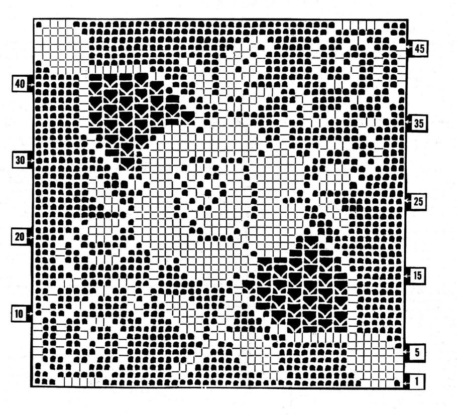 Филейное вязание крючком схемы