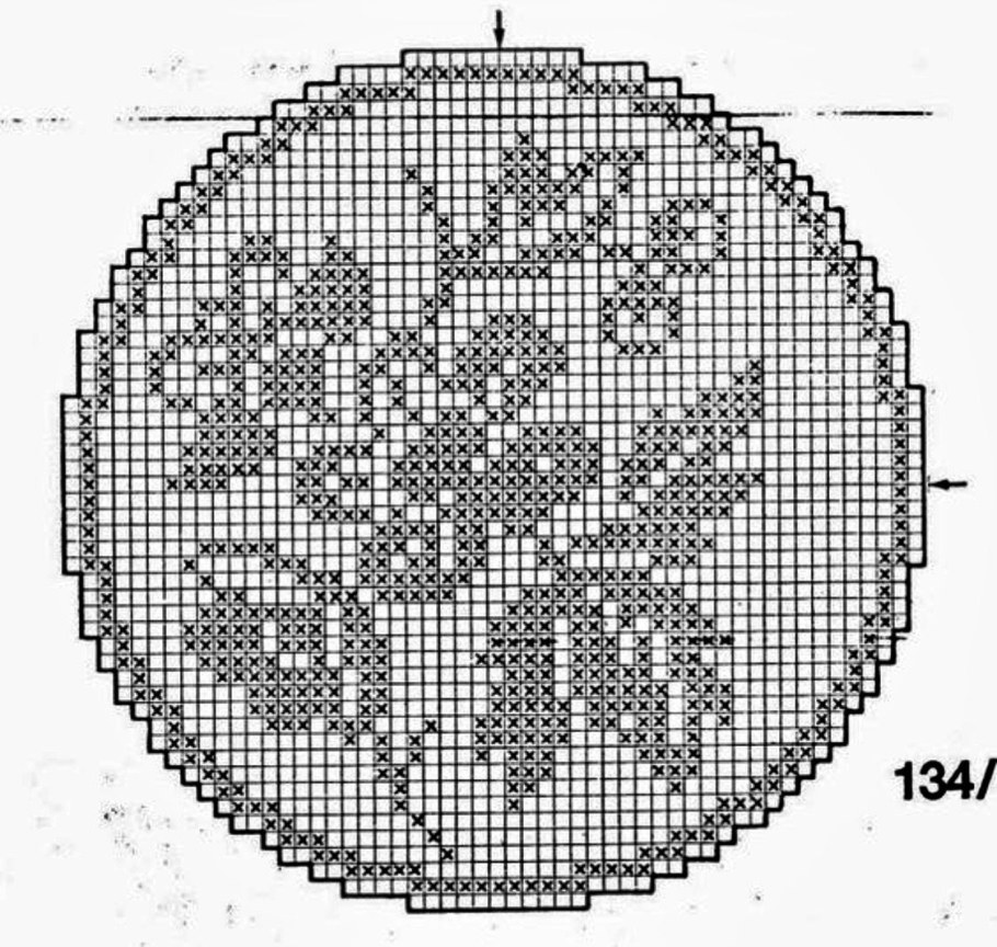 Старинные схемы филейного вязания крючком