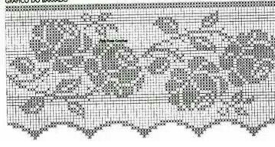 Филейное вязание шторы занавески схемы