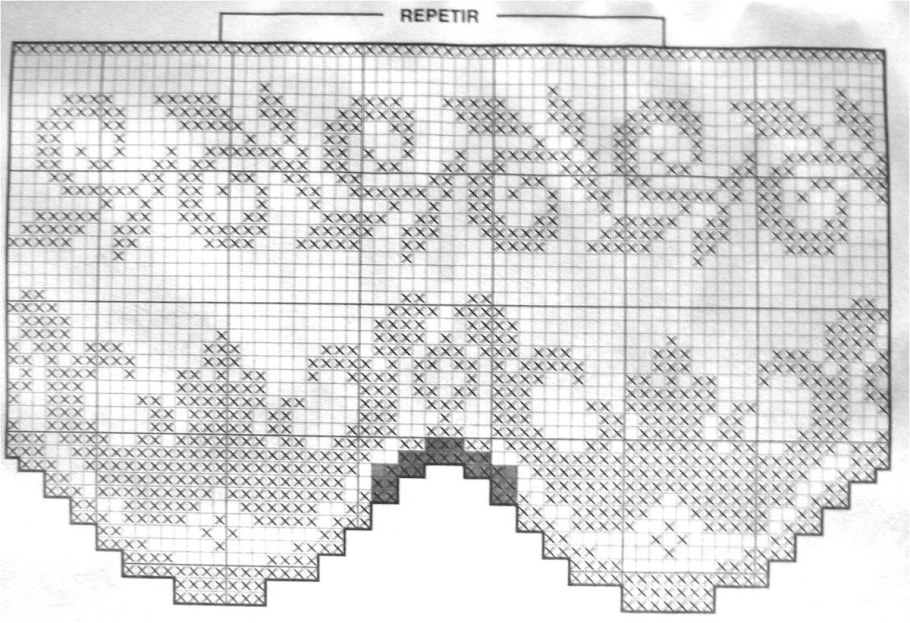 Филейные узоры для кофточек