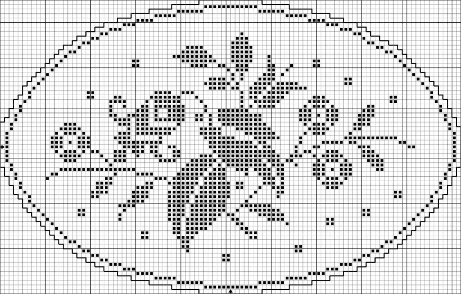 Филейное вязание крючком