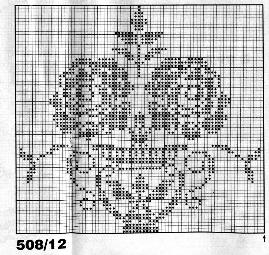 Плед филейное вязание крючком схемы