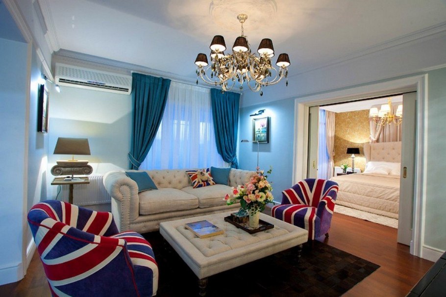 Современный английский стиль в интерьере квартиры