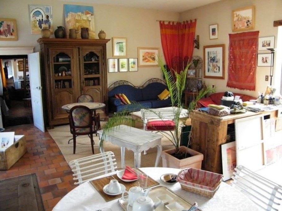 Интерьер дома во французской деревне