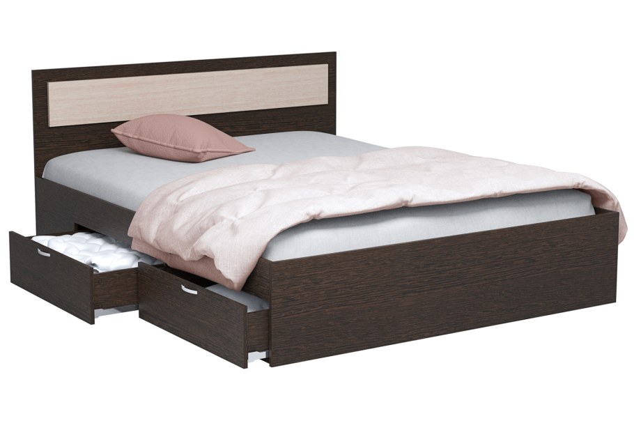 Кровать Жаклин с ящиками 140х200
