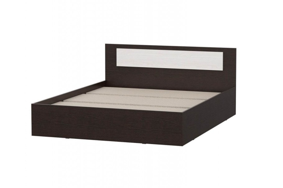 Кровать 160х200 Астра черная со спинкой