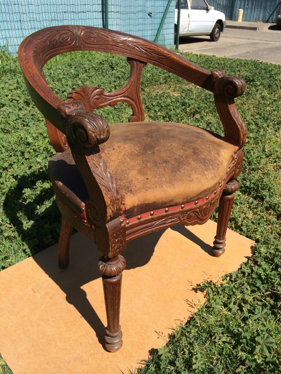 Кресло Дубовое антикварное Дубовое