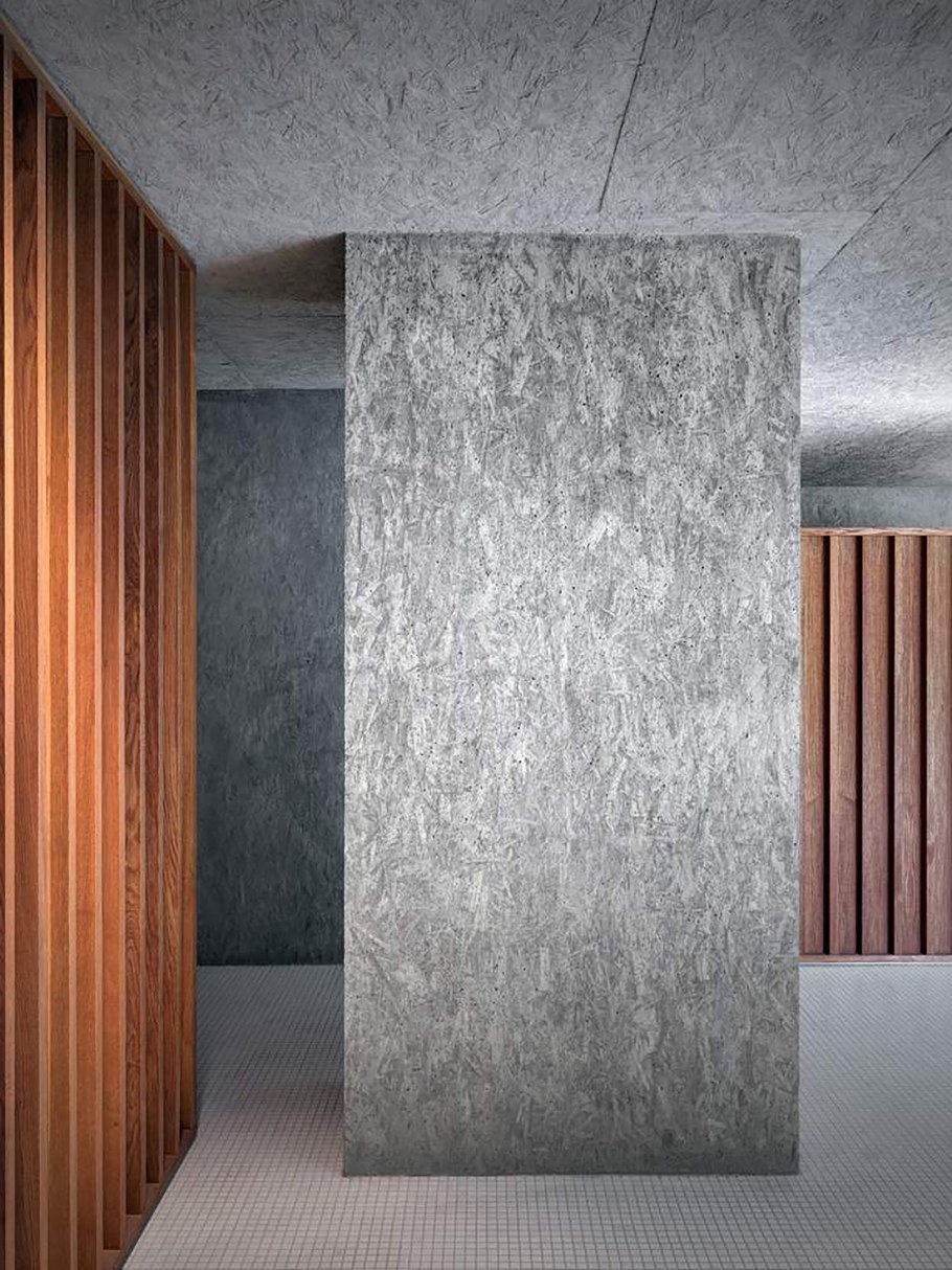 Крашенный ОСП В интерьере