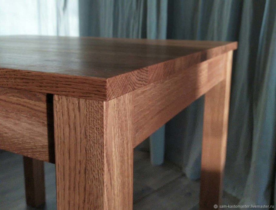 Обеденный раздвижной стол из массива дуба IMR-640283