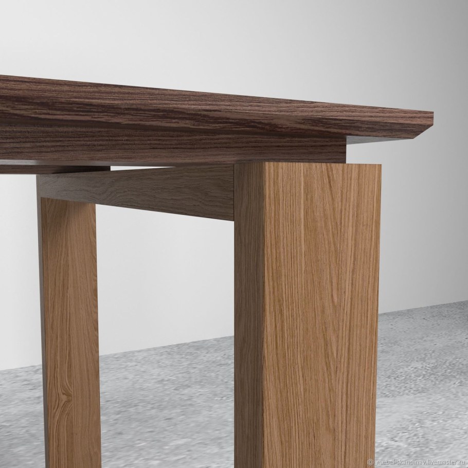 Стол из массива дуба
