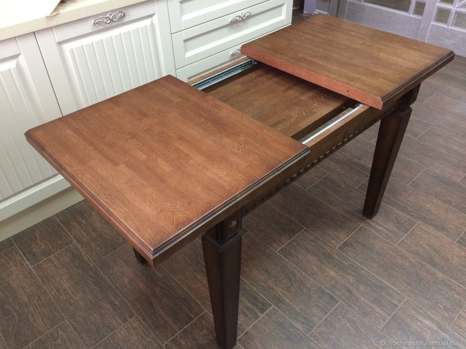 Стол обеденный Цезарь массив дуба