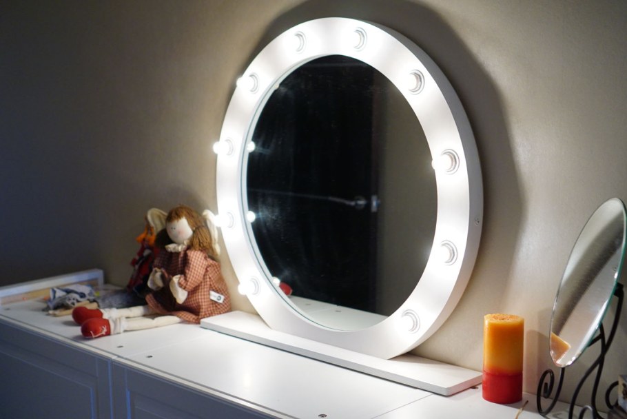 Зеркало гримерное 70x100