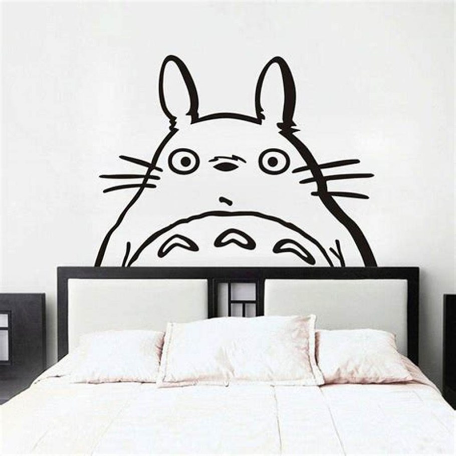 Тоторо рисунок на стене