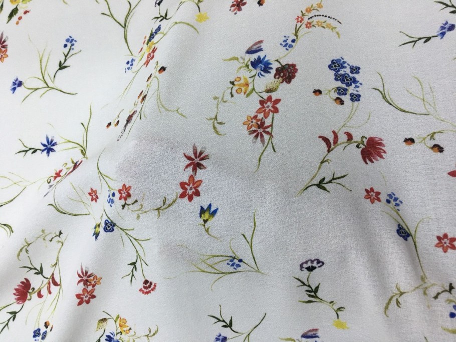 Василек лоскуты ткани