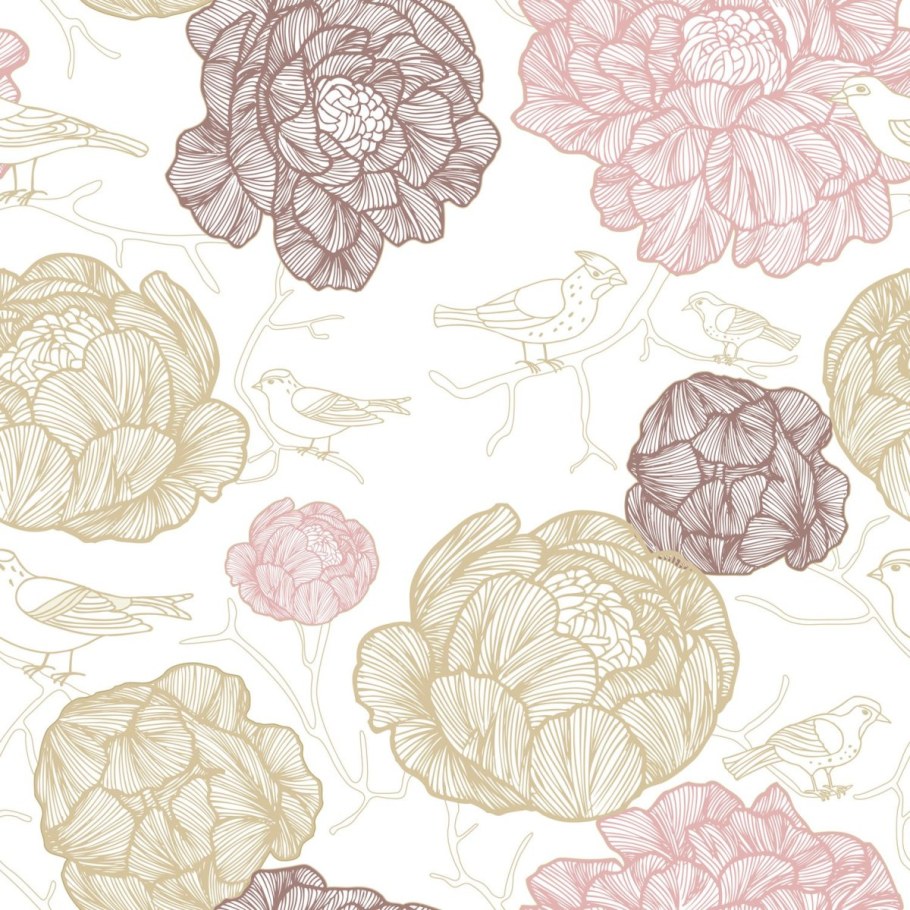 Орнамент в пастельных тонах