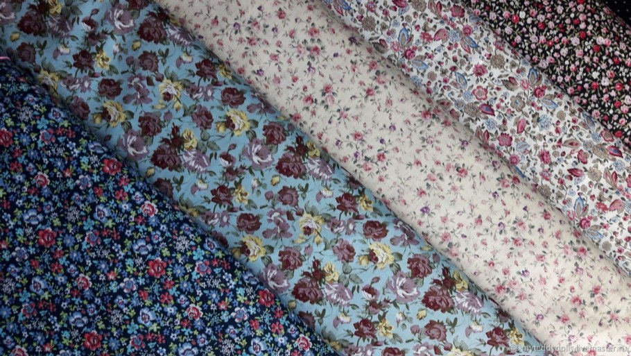 Ткань в мелкий цветочек