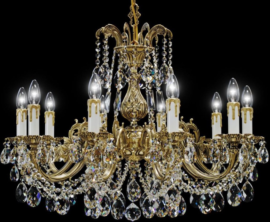 Чешская люстра хрустальная Богемия