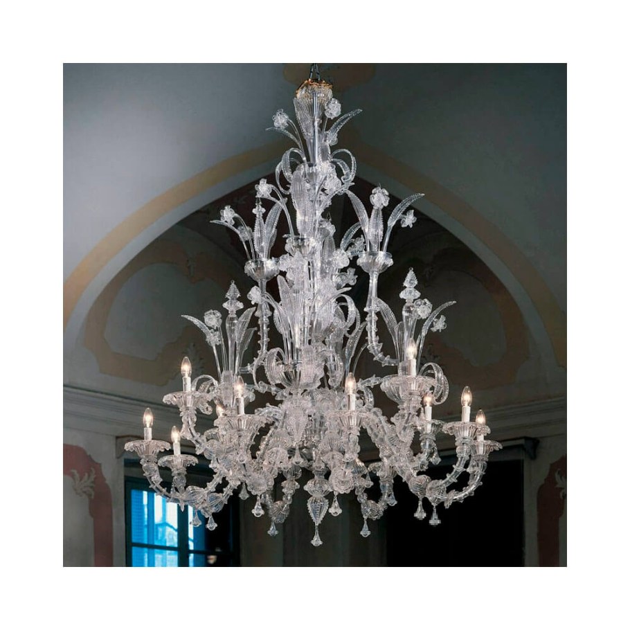 Хрустальные люстры Мурано