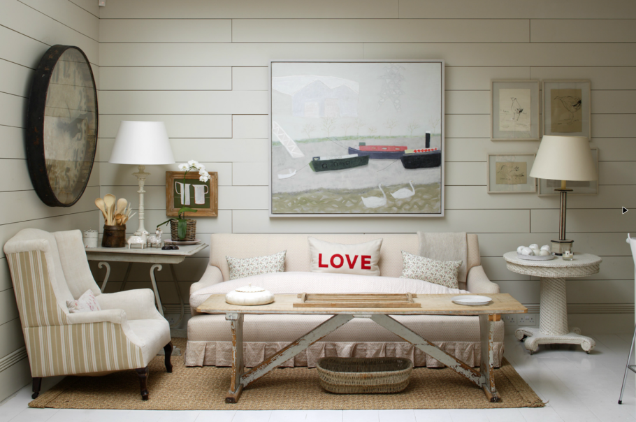 Белый интерьер Волшебный телевизор