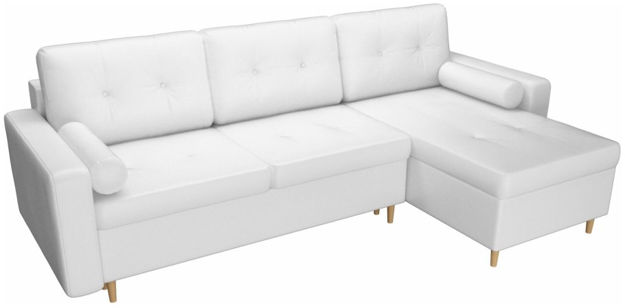 Диван Белфаст - эко-кожа белый