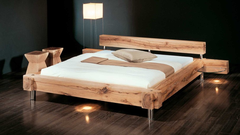 Кровать из бруса