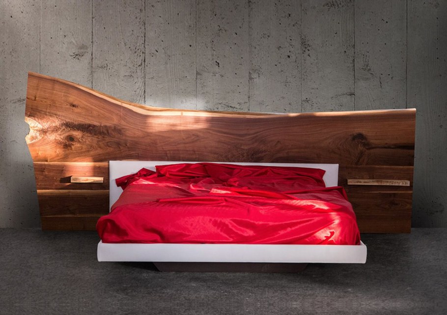 Кровать из слэба лофт