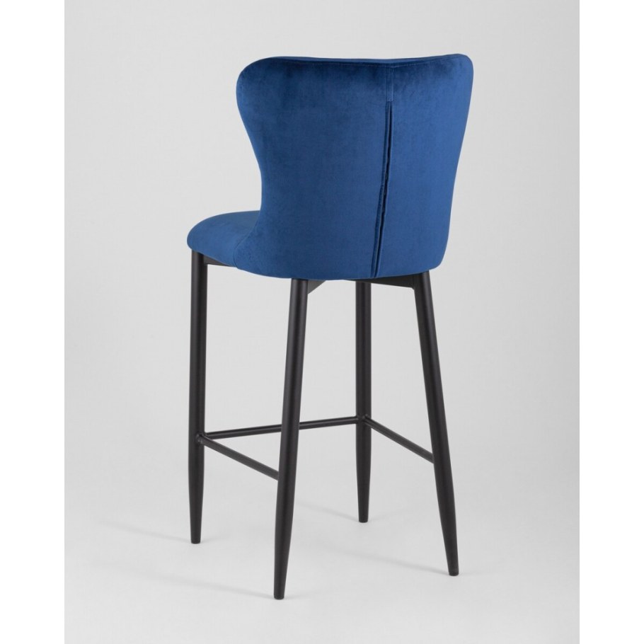 Стул полубарный Sally (60), серый/черный