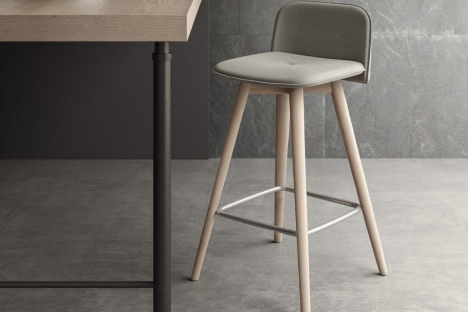 Полубарный стул мокко цвет