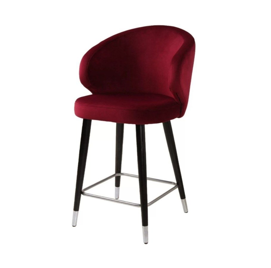 Полубарный стул терракотовый