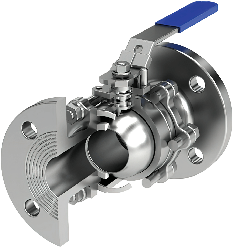 Краны шаровые AISI 304