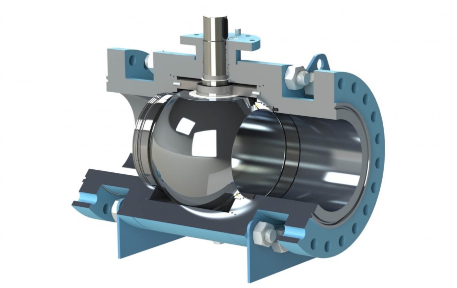 Опора под шаровый кран ду300