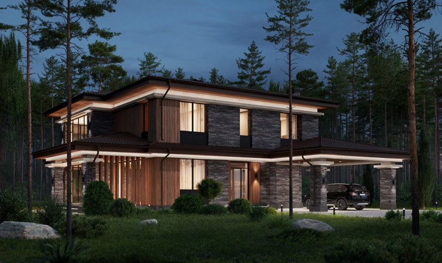 Дом в длину