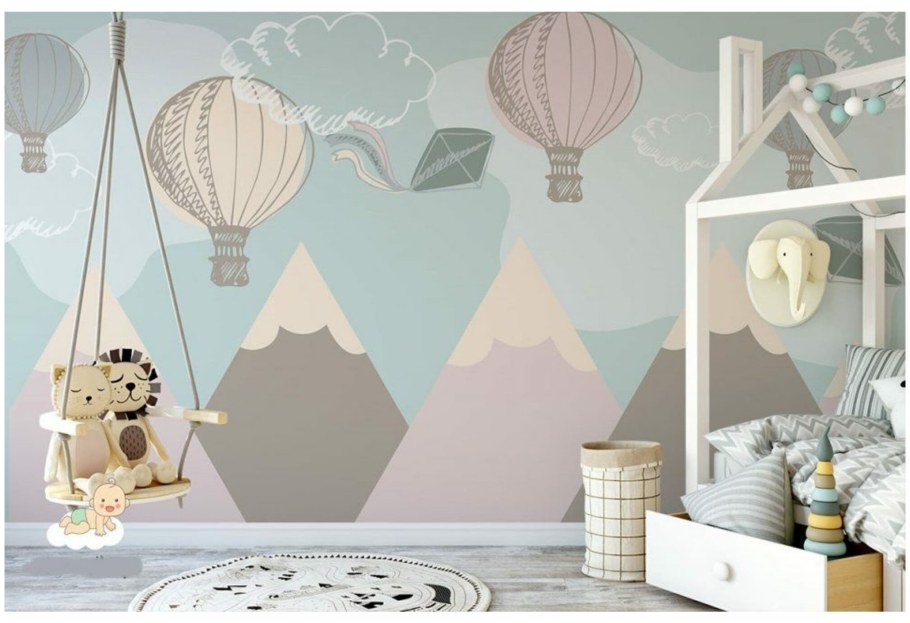 Дизайнерские обои в детскую