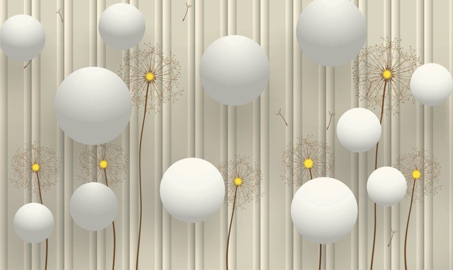 Фотообои с шарами